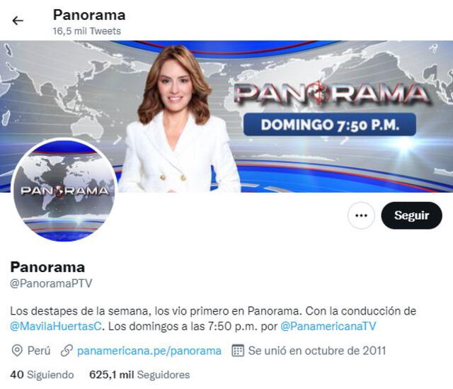 "Panorama" oficializó a Mávila Huertas como su nueva presentadora.