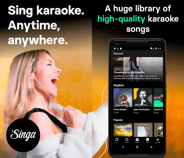 Singa: Sing Karaoke & Lyrics