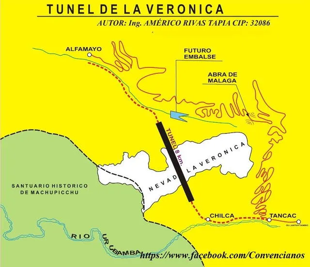  El plano inicial fue realizado en 2013 por el ingeniero Américo Rivas. Foto: Jorge Ochoa Pezo/Facebook   