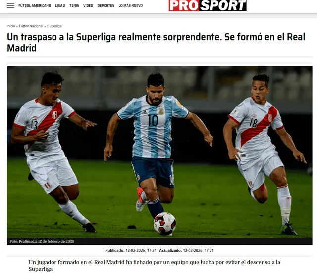 ProSport destaca el pasado en el Real Madrid de Cristian Benavente. Foto: captura de Pro Sport ProSport destaca el pasado en el Real Madrid de Cristian Benavente. Foto: captura de Pro Sport