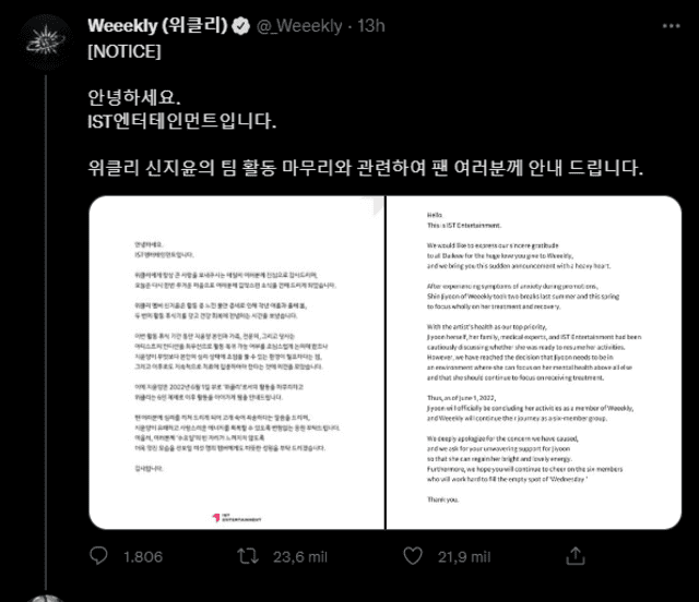 Jiyoon, Weeekly, kpop