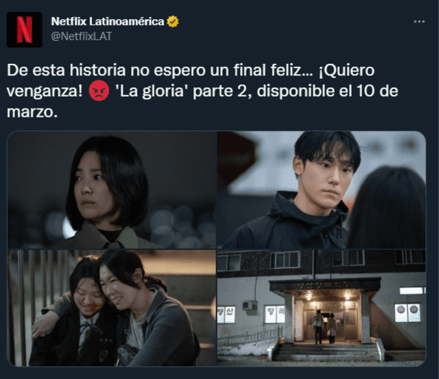 La gloria 2, Netflix, dorama, Song Hye Kyo