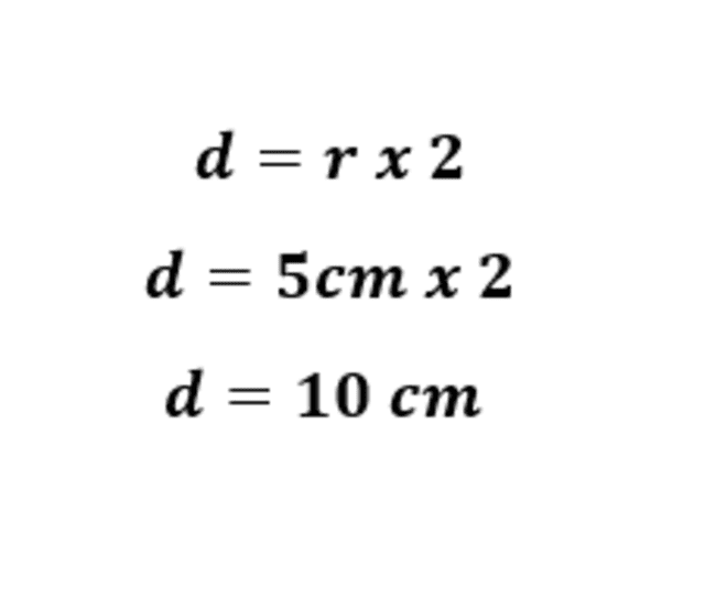 Fórmula para hallar el diámetro de una circunferencia. Foto: Tecno How To