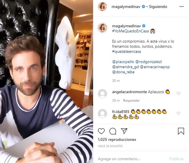 VIdeo publicado en cuenta de Instagram de Magaly Medina.