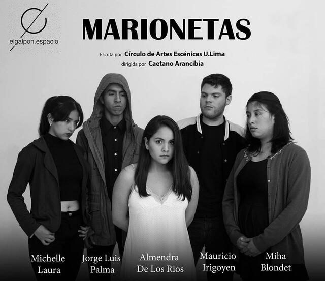  Mauricio Irigoyen en la obra “Marionetas” (2018). Foto: Mauricio Irigoyen/Facebook<br><br>    