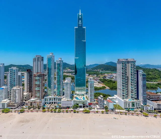  One Tower, segundo edificio más grande de Sudamérica. Foto: skyscrapercenter.com  
