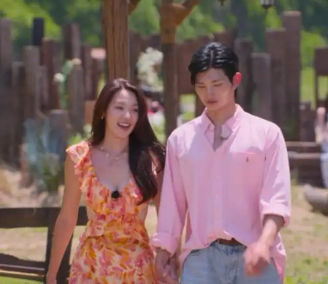  Mina-sue and Sung-hun en final de 'Cielo para dos', temporada 5. Foto: Netflix   