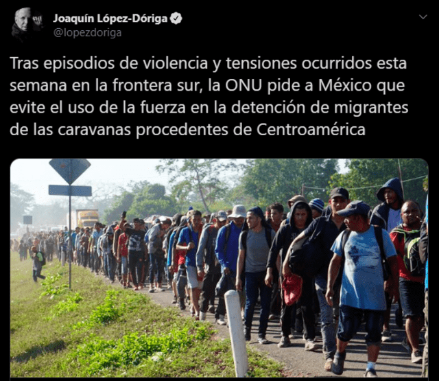 Según el Instituto Nacional de Migración, los migrantes no puede ingresar a territorio chiapaneco sin una visa mexicana. (Foto: Twitter)