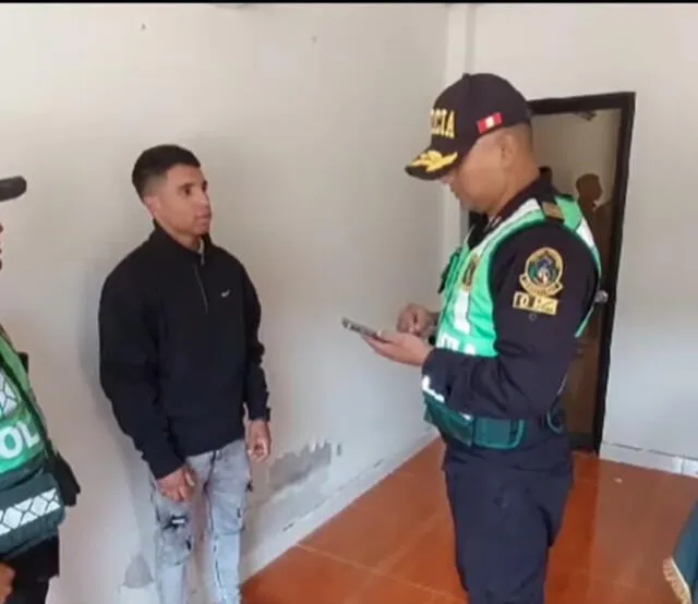 Detenido aseguró que estaba huyendo del país por temor a ser culpado injustamente. Foto: PNP   