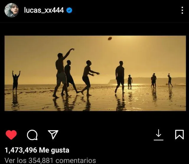 Lucas de NCT regresó, Instagram