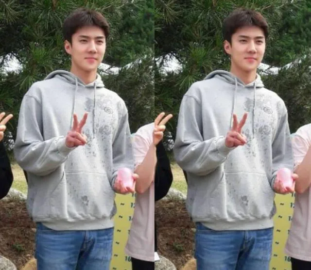 Sehun, Suho, EXO, voluntariado, Kpop, niño