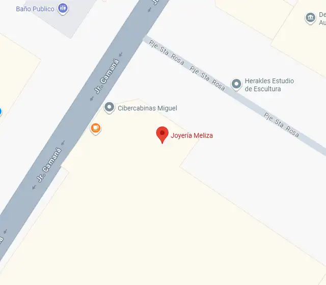 Joyería Meliza. Fuente: Google Mapas    Joyería Meliza. Fuente: Google Mapas