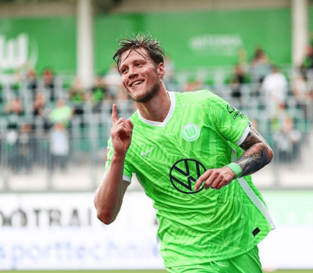 Wout Weghorst juega en el Wolfsburgo. Foto: Instagram Wout Weghorst