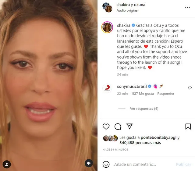 Shakira sobre "Monotonía"