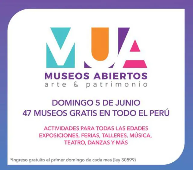 Conoce todos los museos gratuitos en Perú. Foto: Ministerio de Cultura
