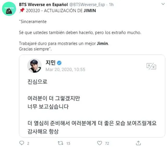 Jimin, bts, coronavirus