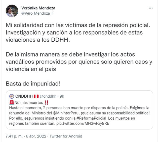 Verónika Mendoza