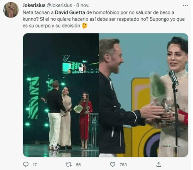 Fans de Kunno ‘cancelan’ a David Guetta por “homofóbico y arrogante”: “No lo quiso saludar”