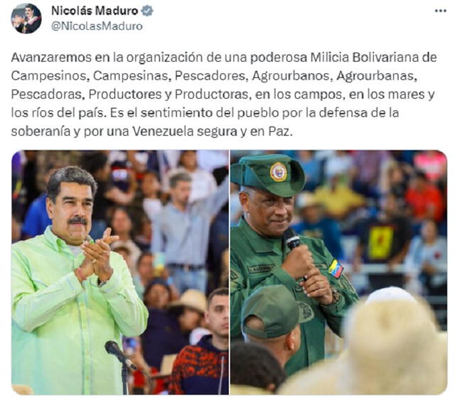 Nicolas Maduro en Congreso de Campesinos, Pescadores y Productores del Campo  