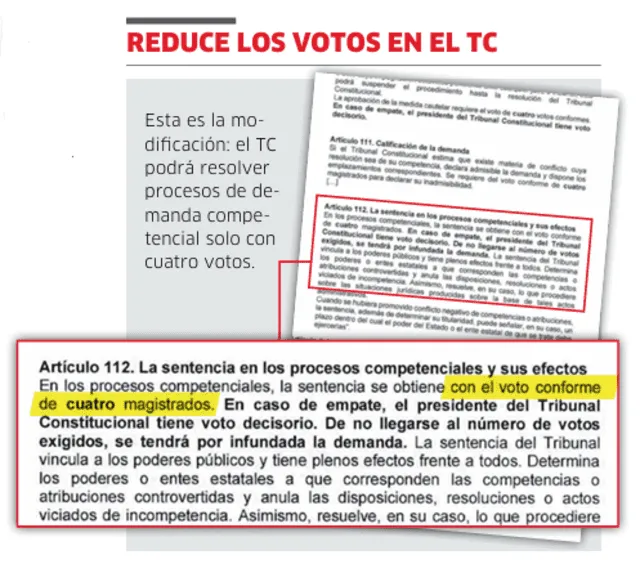 Modificación al Nuevo Código Procesal Constitucional Modificación al Nuevo Código Procesal Constitucional