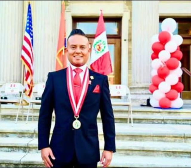  Misolino Silva fue presidente de la Cámara de Comercio Peruano-americana de Long Island en 2022. Foto: Instagram/Misolino Silva   