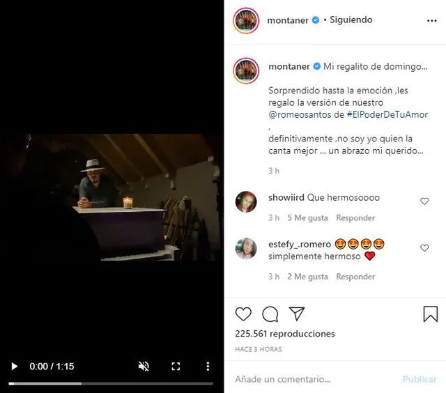 Ricardo Montaner felicita a Romeo Santos