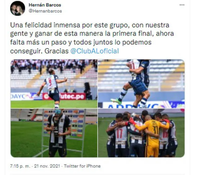 Alianza Lima no campeona desde la temporada 2017.