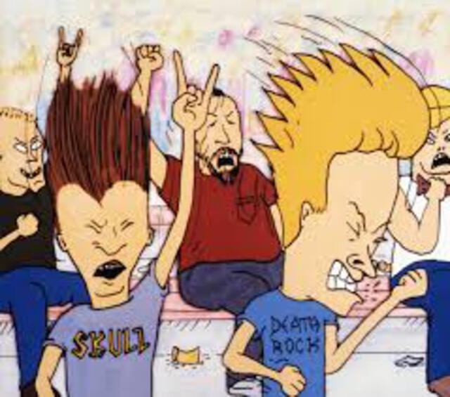 Beavis y Butt-Head fue una de las series más populares de la década de los noventa. Créditos: MTV