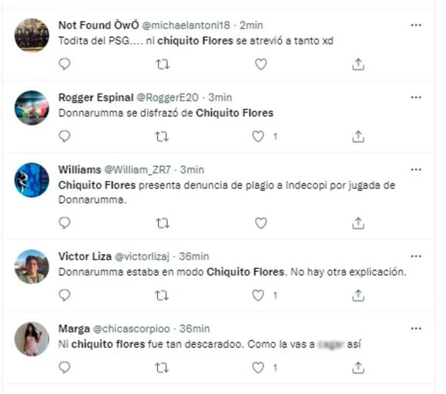 Donnarumma fue tendencia junto a Chiquito Flores por error en la Champions.