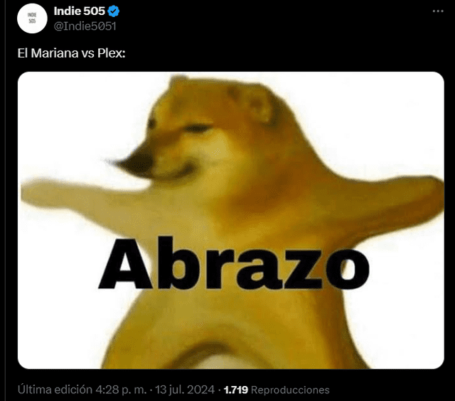 Meme de la velada 4 de Ibai. Foto: Twitter   