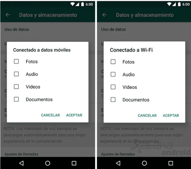 Desactivar la descarga automática es clave para no quedarte sin espacio por culpa de WhatsApp. Foto: Xataka Desactivar la descarga automática es clave para no quedarte sin espacio por culpa de WhatsApp. Foto: Xataka