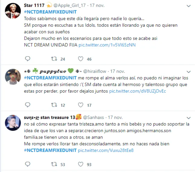 NCTzen viraliza pedido en redes para que NCT Dream se vuelva una unidad fija.