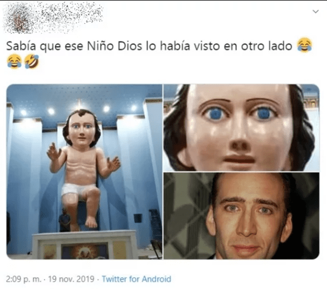 Niño Dios más grande del mundo genera memes
