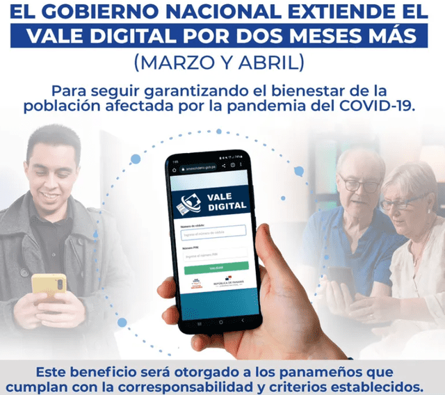 Actualizar Vale Digital 2023 entrega HOY miércoles 26 de abril