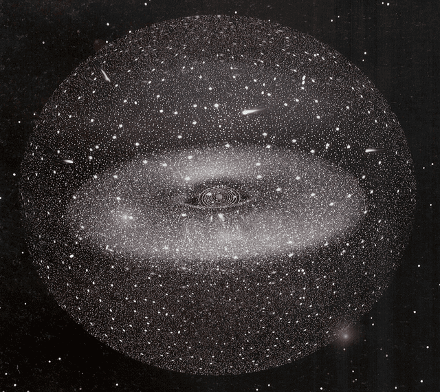  La nube de Oort es una región hipotética pero ampliamente aceptada. Foto: difusión 