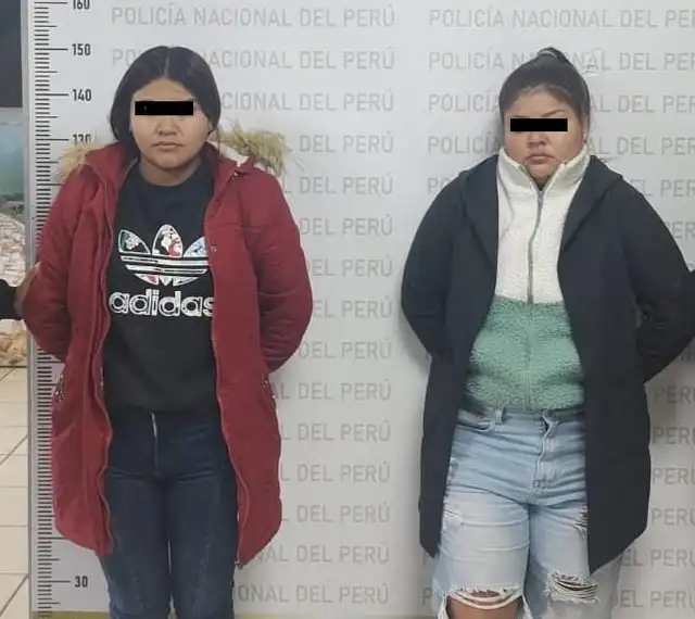 Las féminas fueron identificadas como Danna Pozo Moreno y Xiomara Santa María Gonzales. Foto: difusión Las féminas fueron identificadas como Danna Pozo Moreno y Xiomara Santa María Gonzales. Foto: difusión