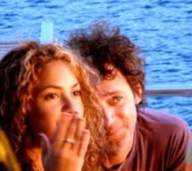 Shakira y Gustavo Cerati compartieron un momento juntos.