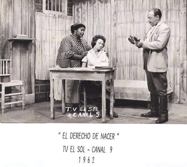 Foto promocional de "El derecho de nacer" (1962). Archivo ARKIV