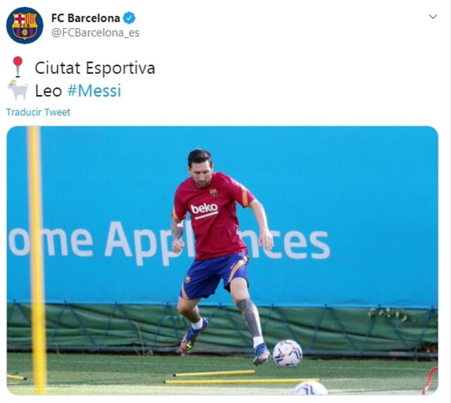 Lionel Messi - Twitter