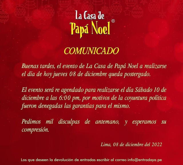 Denuncian supuesta estafa e incumplimiento de presentación de ‘Floricienta’ en La Casa de Papá Noel | Indecopi. Foto: Instagram