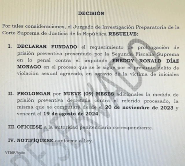  Decisión del Poder Judicial. Foto: La República    