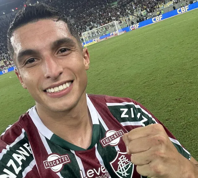  Kevin Serna anotó su primer gol ante Atlético Mineiro. Foto: Fluminense   