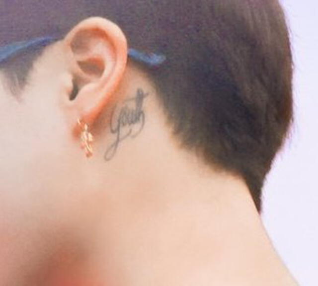 Tatuaje de Jimin. Foto:  vía Fansite