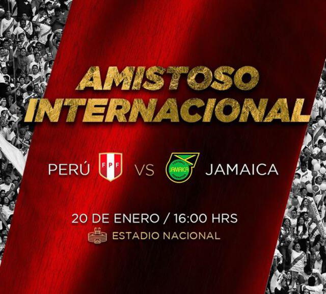 Cambio de horario del partido entre Perú y Jamaica en el Estadio Nacional de Lima