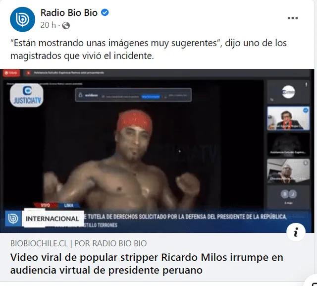 Así reaccionó la prensa internacional tras el video de Ricardo Milos en audiencia de Pedro Castillo