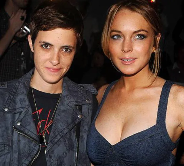 Lindsay Lohan y la DJ Samantha Ronson terminaron su relación en 2009. Foto: AP