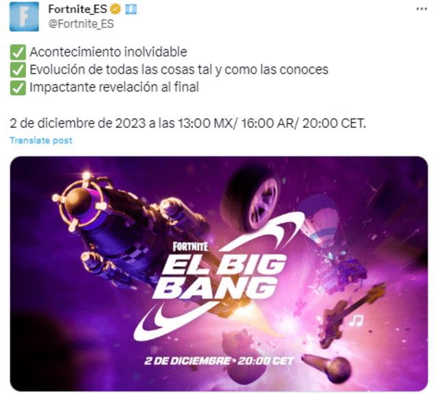 Fortnite Big Bang: ¿a qué ver el evento desde Venezuela? | Eminem | The Big Bang Event | TheGrefg | evento final de Fortnite | concierto en directo | Link para ver gratis el Fortnite Big Bang | dónde ver en directo el concierto de Eminem