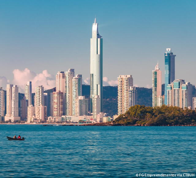 Fue completado en diciembre de 2022 y se convirtió en el edificio más alto del país en ese momento. Foto: Skyscraper Center.   