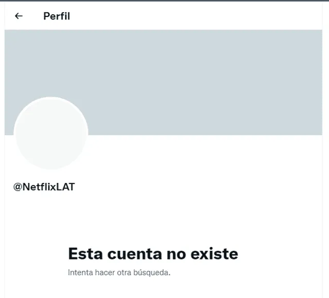 Perfil de Netflix Latinoamérica fue desactivado en Twitter: captura de Twitter