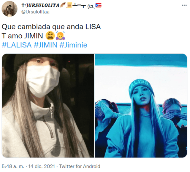 Jimin BTS, Weverse, Lisa BLACKPINK, Légolas